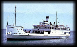 Straits Of Mackinac Above Water